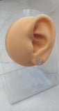 VCA 18k Four Leaf Clover White1 Earring
