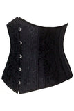 Clearance SALE BLACK 24 BONED HARLOW UNDERBUST CORSET