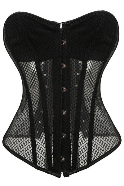 12 STEELS PADDED FISH NET CORSET
