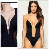 WOMEN'S U PLUNGE BACKLESS STRAPLESS BODYSUIT