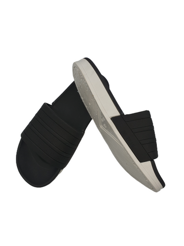 Runningvogue two tone Black and White Sole Slides