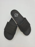 Runningvogue two tone Black and White Sole Slides