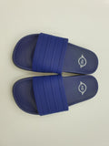 Runningvogue two tone Royal Blue and Black Sole Slides
