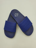 Runningvogue two tone Royal Blue and Black Sole Slides