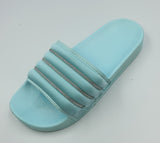 Soft Candy Blue Glittered Slides