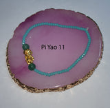 Minimalist Semi Precious Stone or Swarovski with Gold Plated Lucky Charms 2