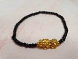 Minimalist Semi Precious Stone or Swarovski with Gold Plated Lucky Charms 5