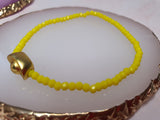 Minimalist Semi Precious Stone or Swarovski with Gold Plated Lucky Charms 6