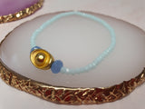 Minimalist Semi Precious Stone or Swarovski with Gold Plated Lucky Charms 6