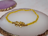 Minimalist Semi Precious Stone or Swarovski with Gold Plated Lucky Charms 6