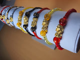 Minimalist Semi Precious Stone or Swarovski with Gold Plated Lucky Charms 7