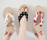 Light Weight hemp style sole women's Slippers