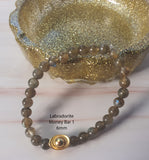 Minimalist Natural Labradorite Semi Precious Stone