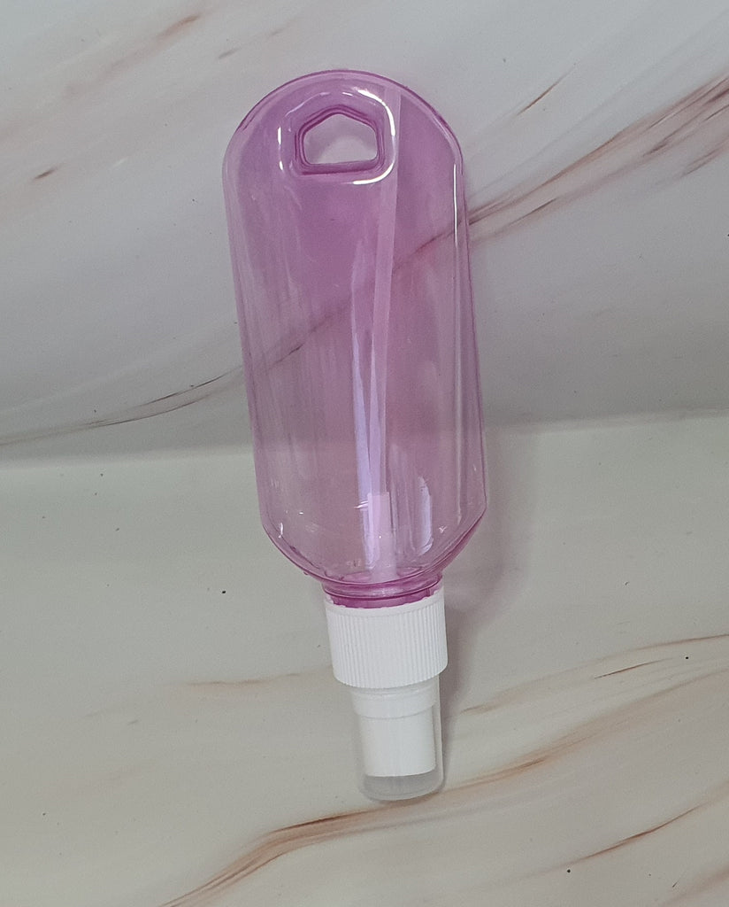 Colored Alcohol spray bottle with key chain