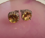 Luxury Square Zircon Stud Earrings