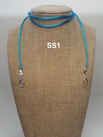 Silk Satin Cord 2.5mm Mask Strap Lanyard Hanging Face Mask Necklace