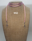 Silk Satin Cord 2.5mm Mask Strap Lanyard Hanging Face Mask Necklace