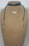 Silk Satin Cord 2.5mm Mask Strap Lanyard Hanging Face Mask Necklace