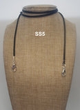 Silk Satin Cord 2.5mm Mask Strap Lanyard Hanging Face Mask Necklace