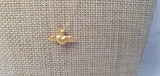 24k 999 Heart Wing Pendant with 18k Gold Chain