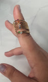 Minimalist Solitaire 14k Gold Plated AAA CZ Zircon Ring R246
