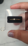 Minimalist Solitaire 14k Gold Plated AAA CZ Zircon Ring R246