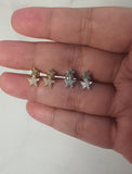 Double Star stud earrings