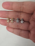 Double Star stud earrings