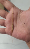 18K Gold Ball Chain Beads Bracelet
