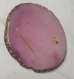 18K Gold Ball Chain Beads Bracelet