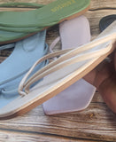 Women Square head flat flip-flops sandals slipper