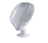 Leaf Shape Soap Box Drain Soap Holder Box Bathroom Shower Soap Holder Dish Storage Plate Tray Bathroom Supplies