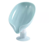 Leaf Shape Soap Box Drain Soap Holder Box Bathroom Shower Soap Holder Dish Storage Plate Tray Bathroom Supplies