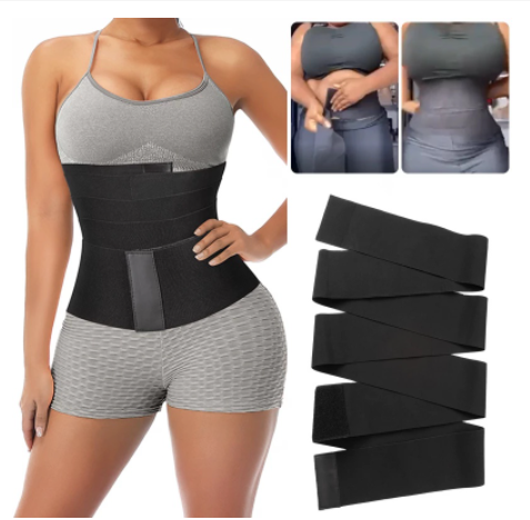 Wrap Belt Wraps Band for Stomach Body Shaper Trimmer Bands Adjustable Strap