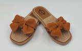 Fabulous Jelly Woven Style Bow casual sandals