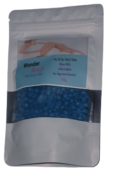 Blue Milk Wonder beads depilatory wax 100 grams