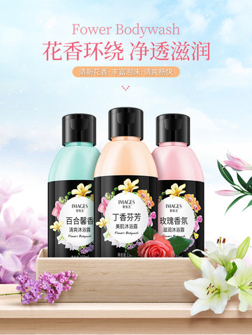 Image Beauty Rose Fragrance Moisturizing Shower Gel Moisturizing Skin Refreshing Cleansing Foaming Shower Gel 150ml