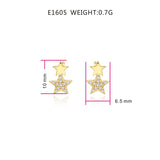 Double Star stud earrings