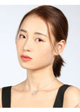 ICAHKYNL092 CZ Necklaces Shine 3A Zircon Snowflake Shape Necklaces
