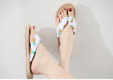Light Weight hemp style sole women's Slippers