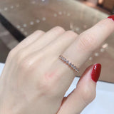 ICAHKYRA01152 Simple designs 3A Zircon Ring for women