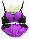2269 Purple Bra Set