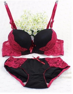 2269 Black Bra Set