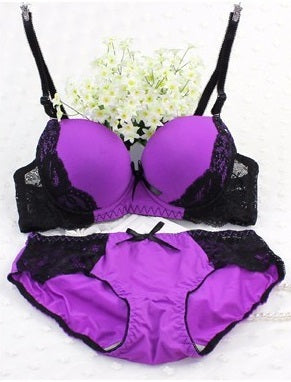 2269 Purple Bra Set