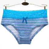 Full stripe pattern style lady panty 86796