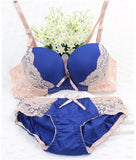 2269 Blue Bra Set