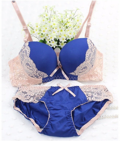 2269 Blue Bra Set