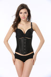 20 steel boned short torso high quality satin hourglass corset