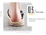 Light Weight hemp style sole women's Slippers