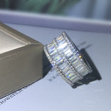 ICAHKYRA01203 Platinum Plated 3A Zircon ring